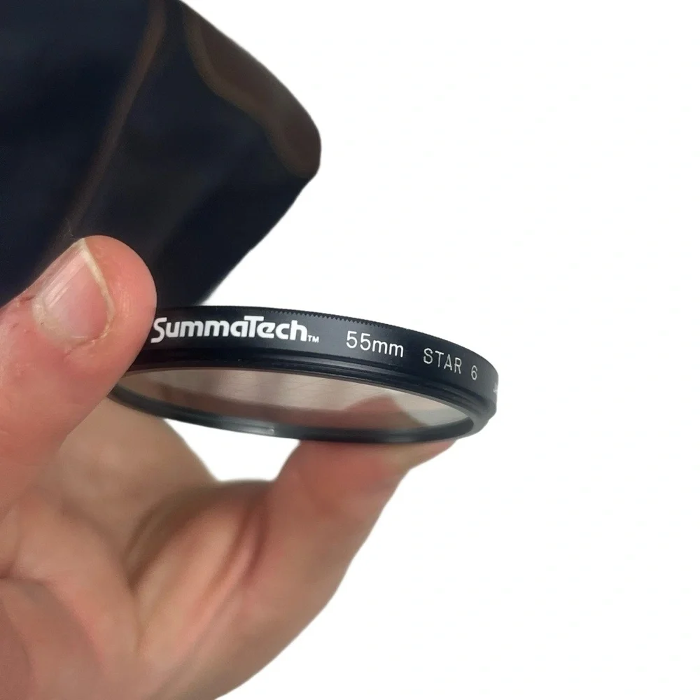 SummaTech STAR 6 Camera Filter 55mm Optical Glass Star Effect Photography
